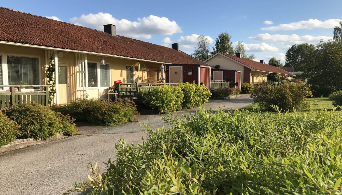 Hus på Långåkersvägen 10A i Storå