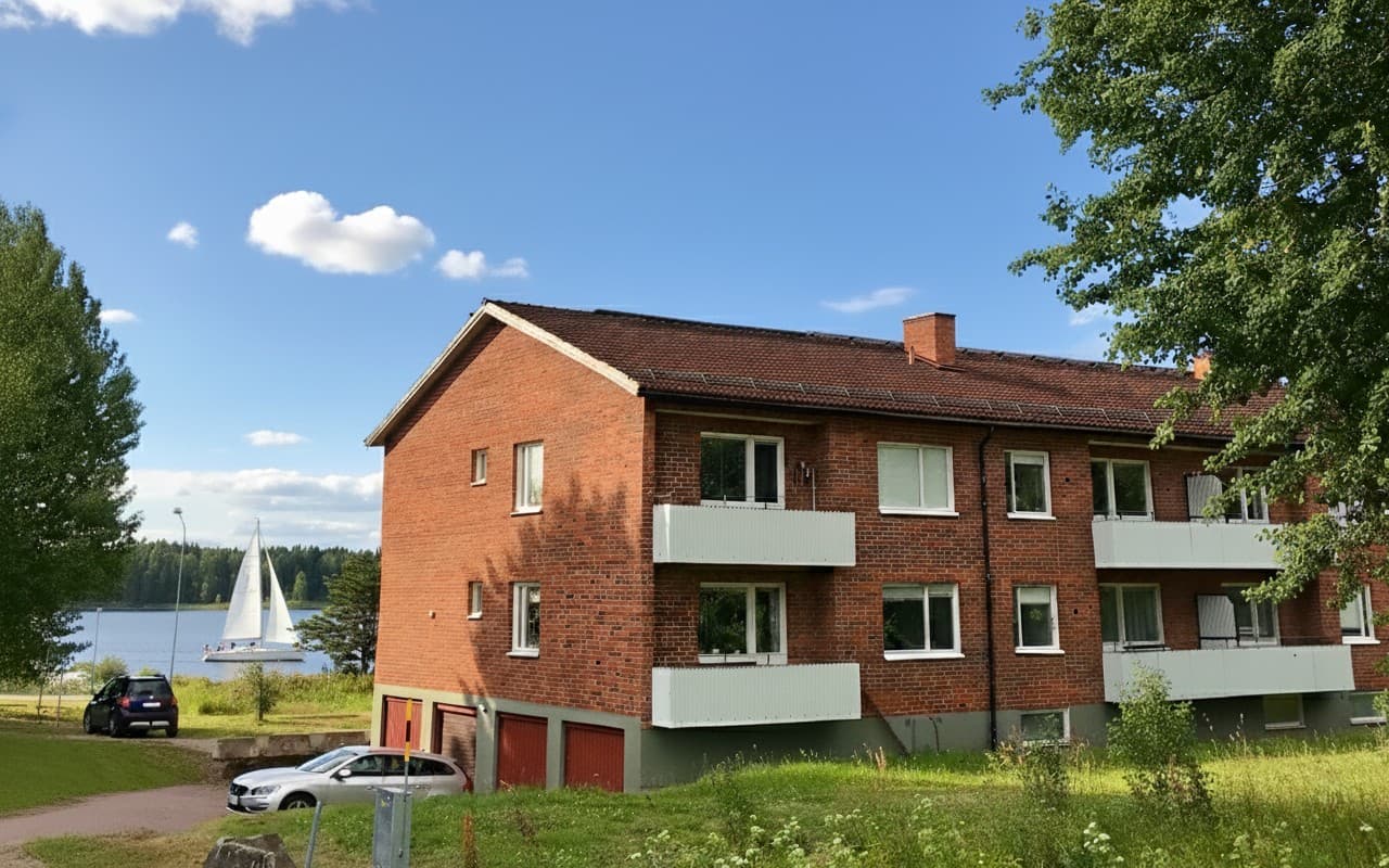 Lägenhet på Åsbacksvägen 6B i By Kyrkby
