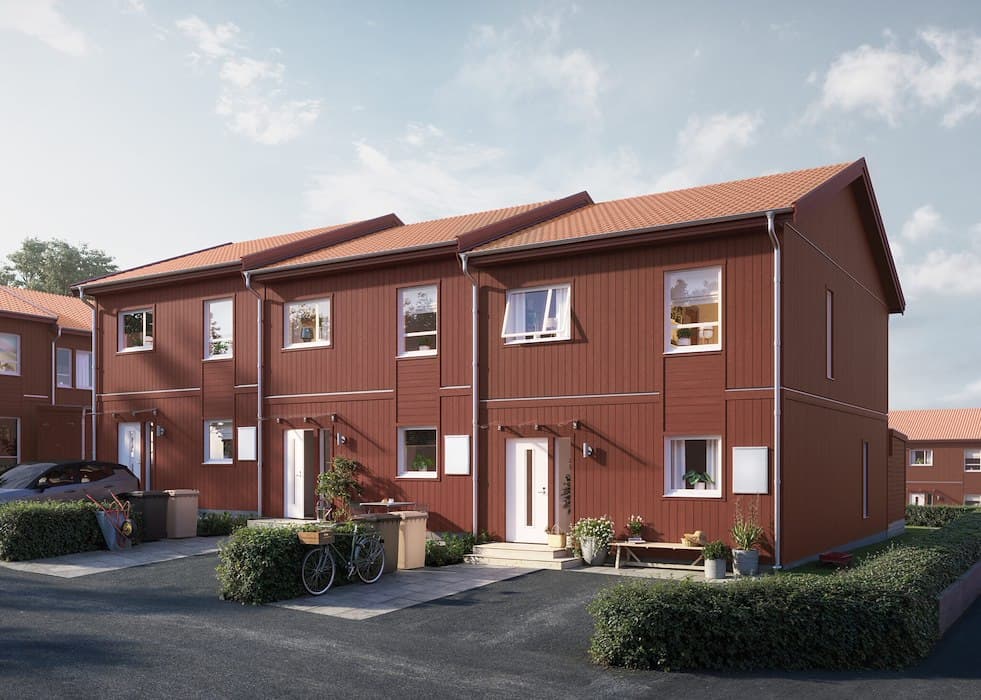 Radhus på Skördevägen 84 i Bålsta