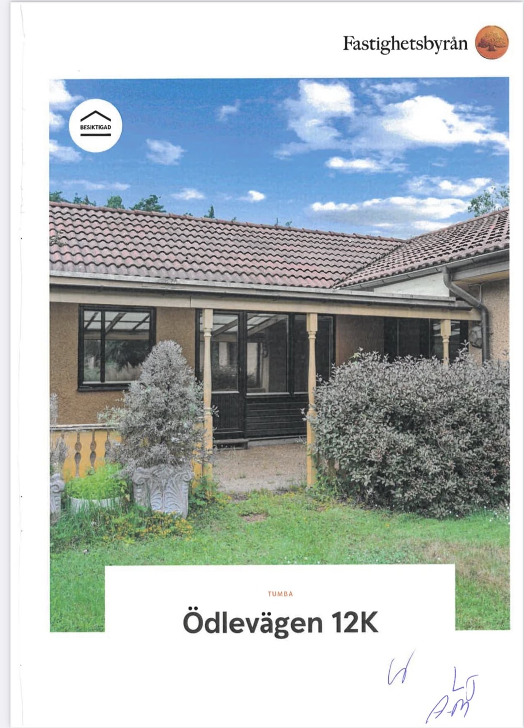 Ödlevägen i Tumba