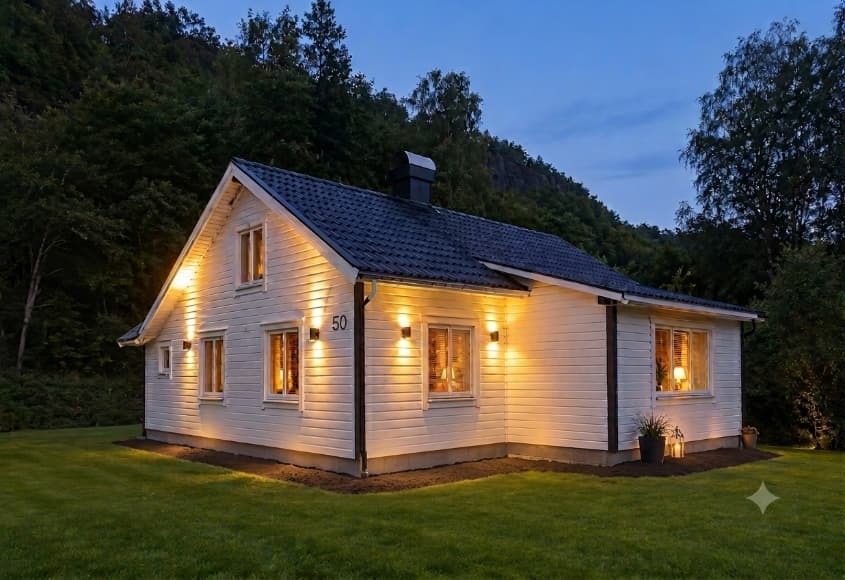 Hus på Lilleskogsvägen 50 i Vargön