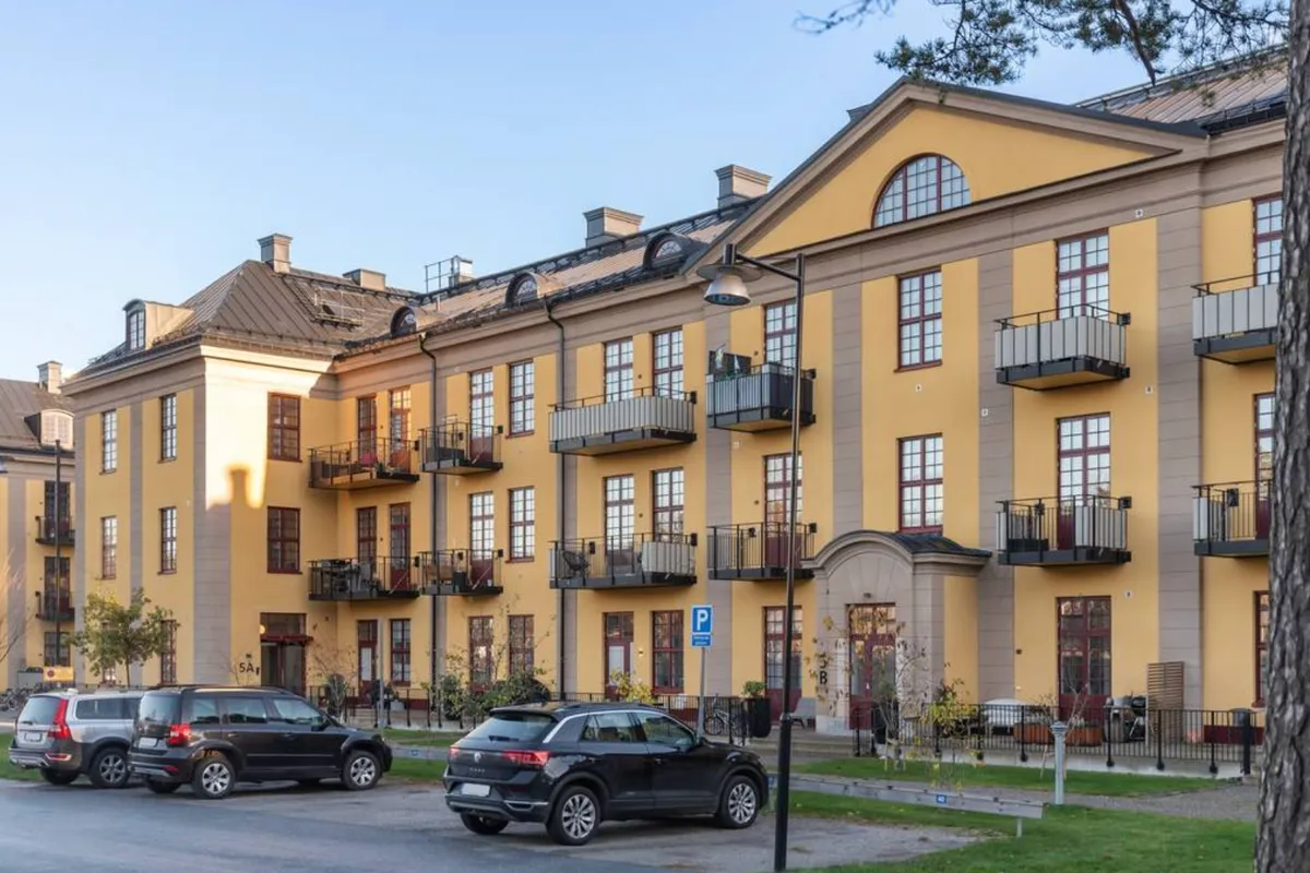 Östra Kasernvägen i Vaxholm