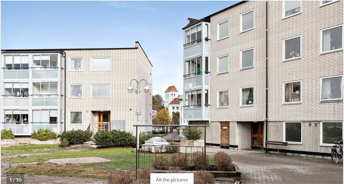 Övre Brunnsvägen i Ronneby